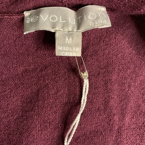 NWT Evolution by Cyrus for Stitchfix Open Front Cardigan Sweater Women Medium - Picture 4 of 7